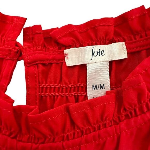 Joie Cayenne Smocked Neck Sleeveless Top Size Medium - Picture 6 of 9